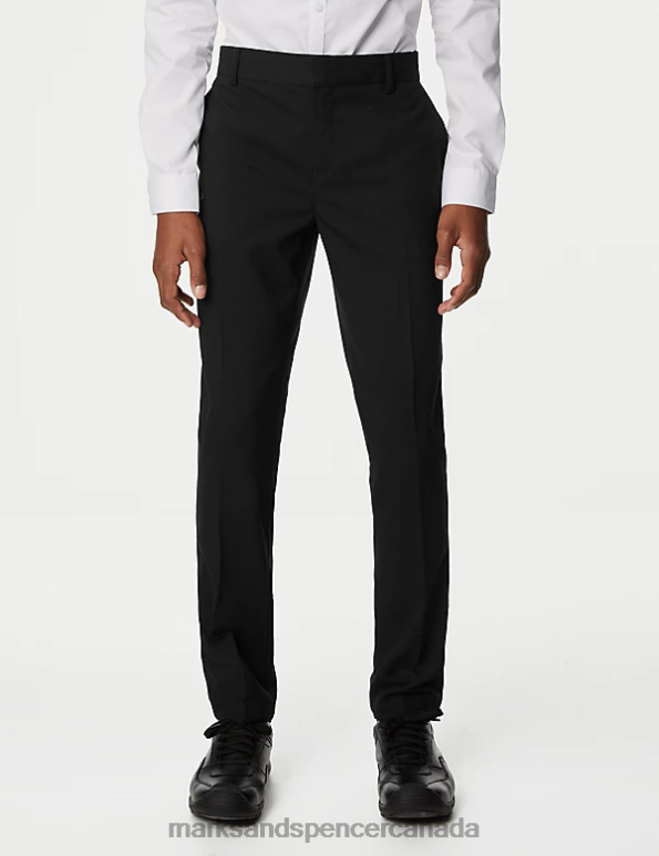 Kids Black Clothing Marks & Spencer Super Skinny Leg Slim Waist School Trousers 20VTD7944 - Marks and Spencer outlet