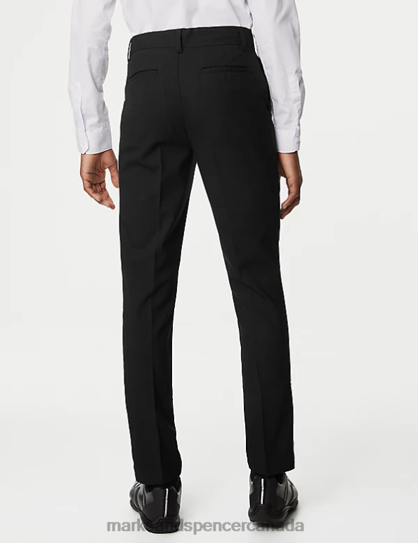 Kids Black Clothing Marks & Spencer Super Skinny Leg Slim Waist School Trousers 20VTD7944 - Marks and Spencer outlet