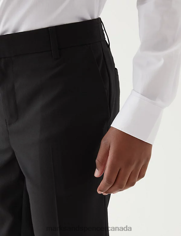 Kids Black Clothing Marks & Spencer Super Skinny Leg Slim Waist School Trousers 20VTD7944 - Marks and Spencer outlet