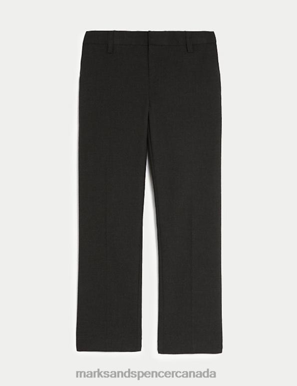 Marks and Spencer Canada - Kids Charcoal Clothing Marks & Spencer Slim Leg School Trousers 20VTD8231