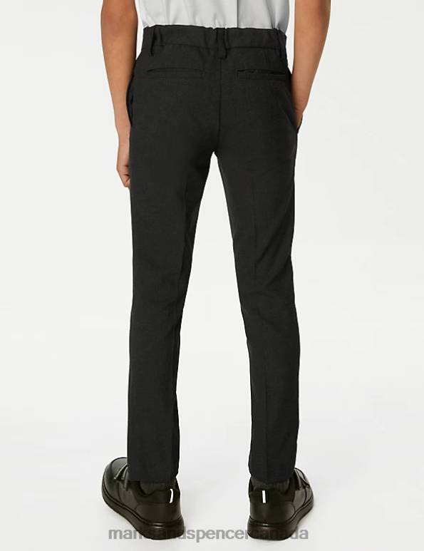 Kids Charcoal Clothing Marks & Spencer Super Skinny Leg School Trousers 20VTD8403 - Marks and Spencer online