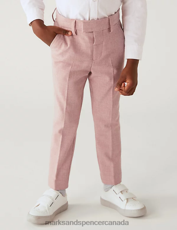 Marks and Spencer near me - Kids Pink Clothing Marks & Spencer Mini Me Suit Trousers 20VTD7813