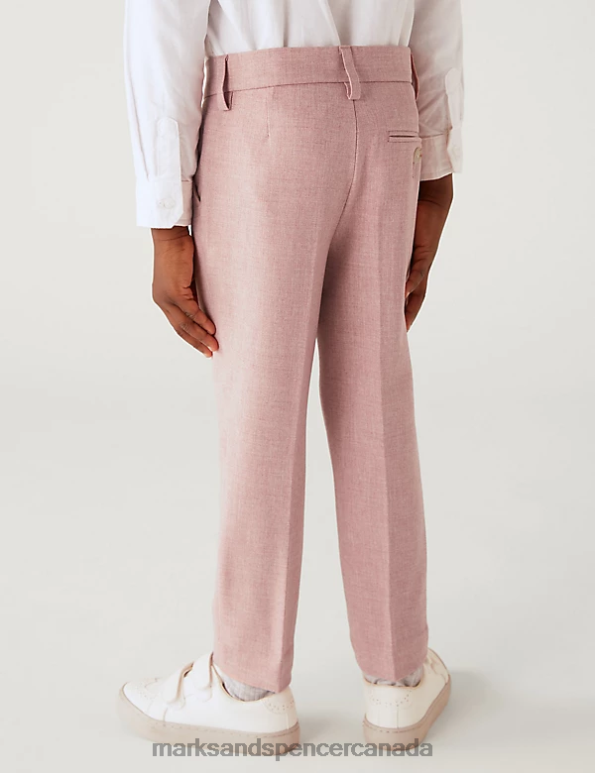 Marks and Spencer near me - Kids Pink Clothing Marks & Spencer Mini Me Suit Trousers 20VTD7813
