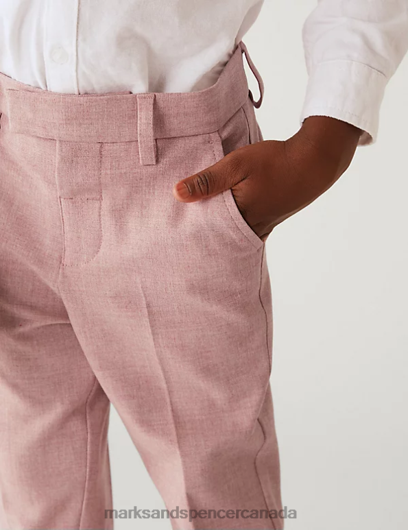 Marks and Spencer near me - Kids Pink Clothing Marks & Spencer Mini Me Suit Trousers 20VTD7813