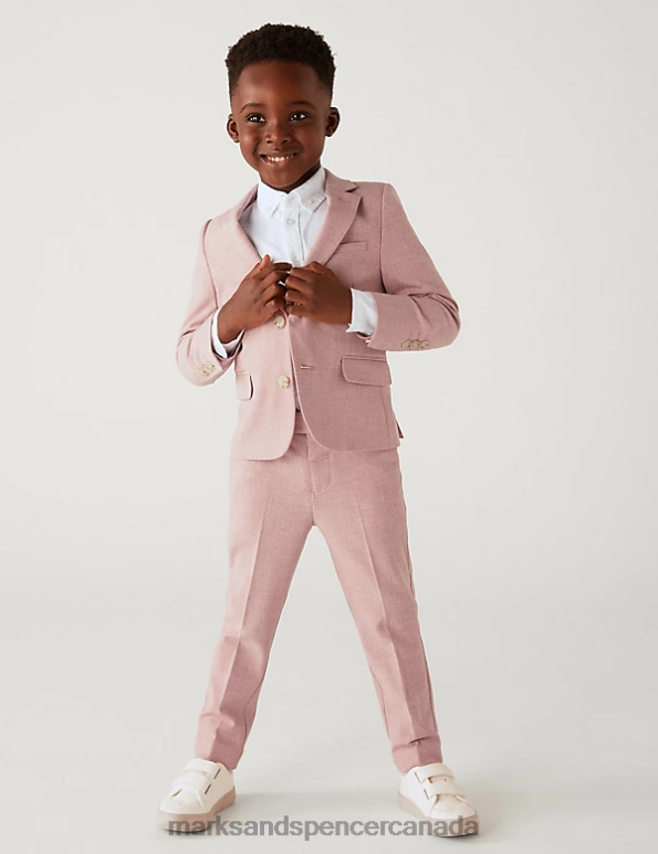 Marks and Spencer near me - Kids Pink Clothing Marks & Spencer Mini Me Suit Trousers 20VTD7813