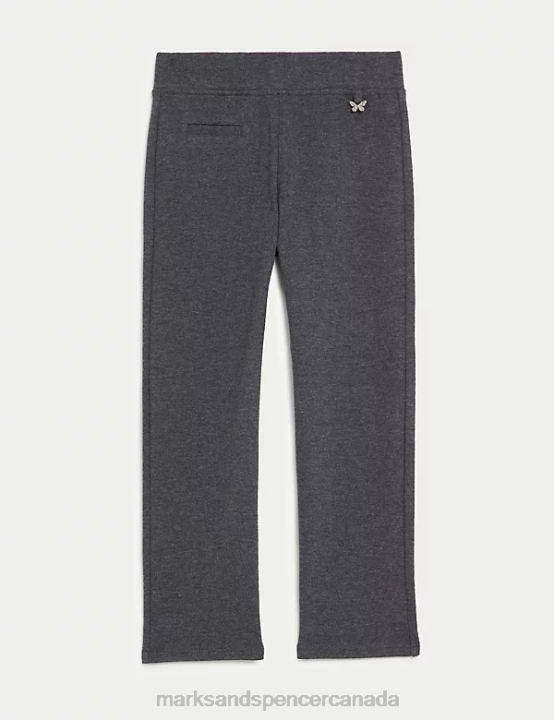 Marks & Spencer Kids Jersey Charm School Trousers Clothing Grey 20VTD9154 - Marks and Spencer Canada locations