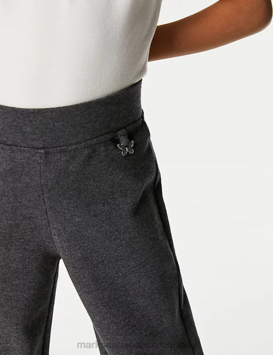 Marks & Spencer Kids Jersey Charm School Trousers Clothing Grey 20VTD9154 - Marks and Spencer Canada locations