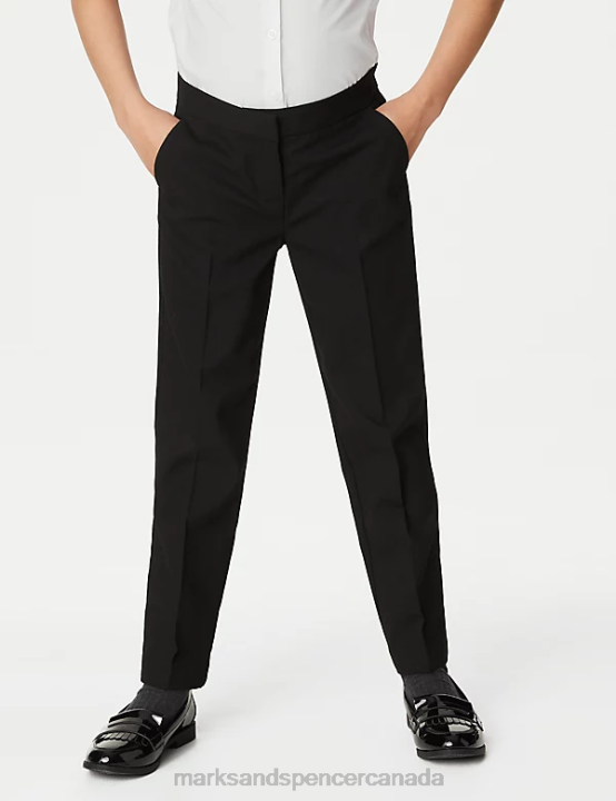 Marks & Spencer Kids Slim Leg School Trousers Clothing Black 20VTD9060 - Marks and Spencer Canada locations