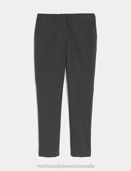 Marks & Spencer Kids Super Skinny Leg School Trousers Clothing Grey 20VTD9052 - Marks and Spencer online