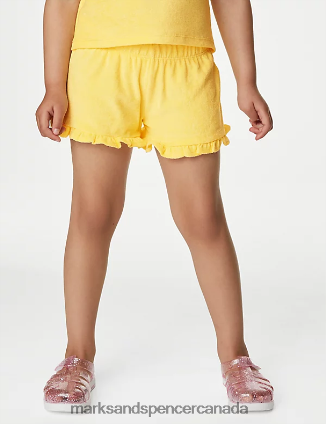Clothing 20VTD9586 Yellow Kids Marks & Spencer Cotton Rich Top & Bottom Outfit - Marks and Spencer online