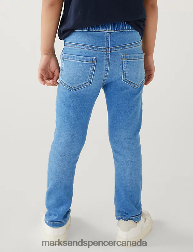 Marks and Spencer near me - Clothing 20VTD9541 Med Blue Denim Kids Marks & Spencer Denim Jeggings