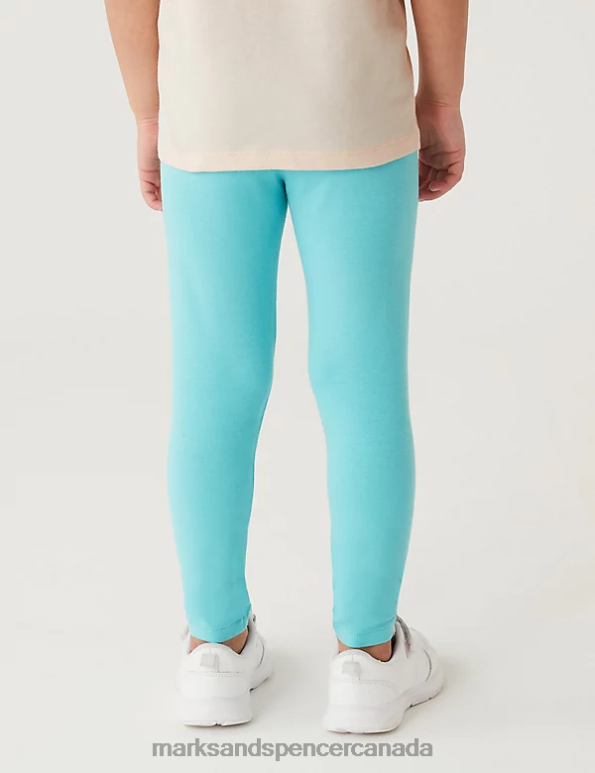 Marks and Spencer near me - Kids Multi Clothing Marks & Spencer 7pk Cotton Rich Plain Leggings 20VTD8913