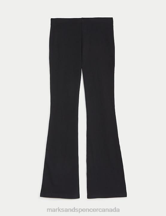 Marks and Spencer near me - Marks & Spencer Kids Cotton Rich Flared Leggings Clothing Black 20VTD9183