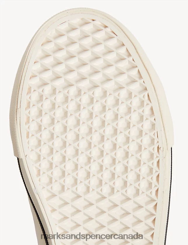 Footwear 20VTD9555 Pink Kids Marks & Spencer Canvas Freshfeet High Tops - Marks and Spencer online