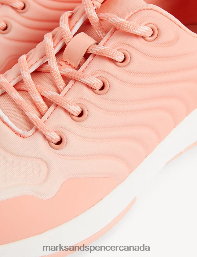 Marks and Spencer sale - Footwear 20VTD9673 Coral Kids Marks & Spencer Freshfeet Trainers