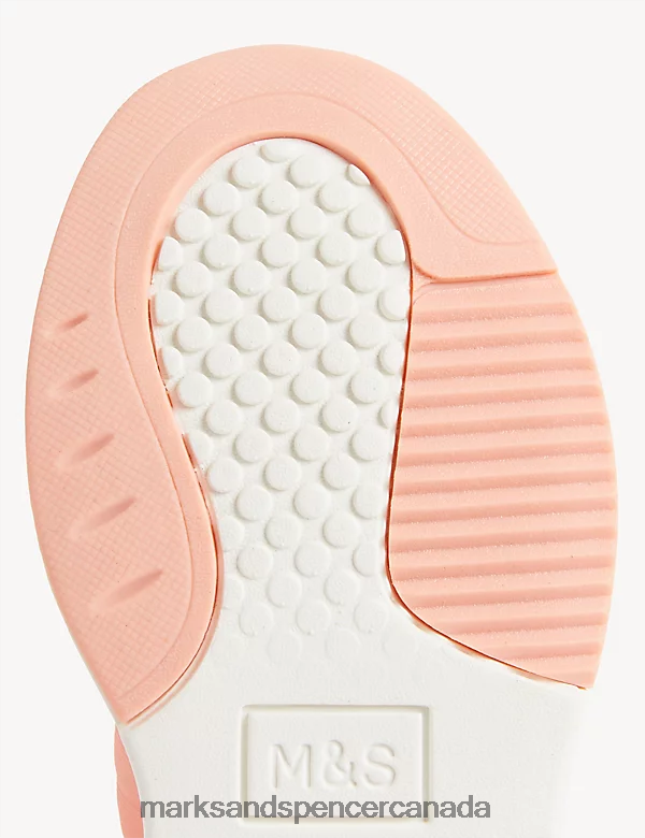 Marks and Spencer sale - Footwear 20VTD9673 Coral Kids Marks & Spencer Freshfeet Trainers
