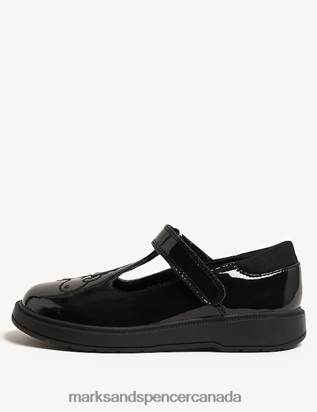 Marks and Spencer near me - Footwear 20VTD9736 Black Kids Marks & Spencer Leather Freshfeet Unicorn School Shoes