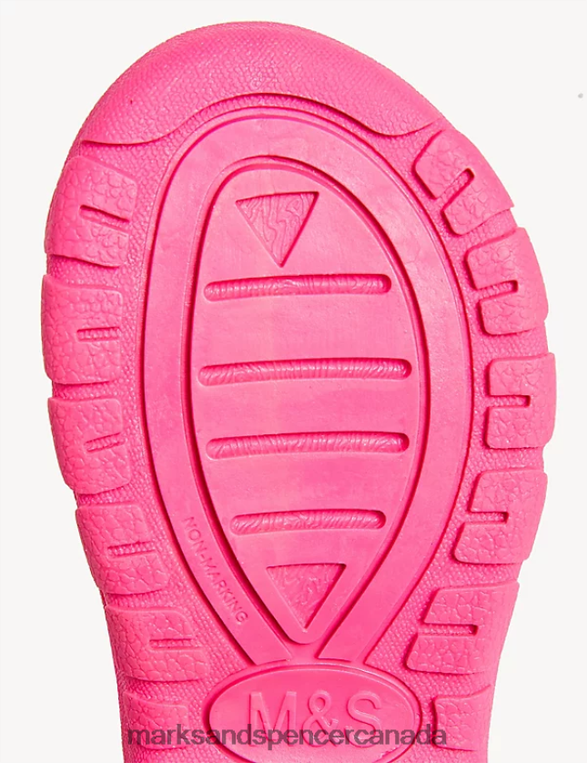 Marks and Spencer sale - Footwear 20VTD9814 Pink Mix Kids Marks & Spencer Riptape Floral Trekkers