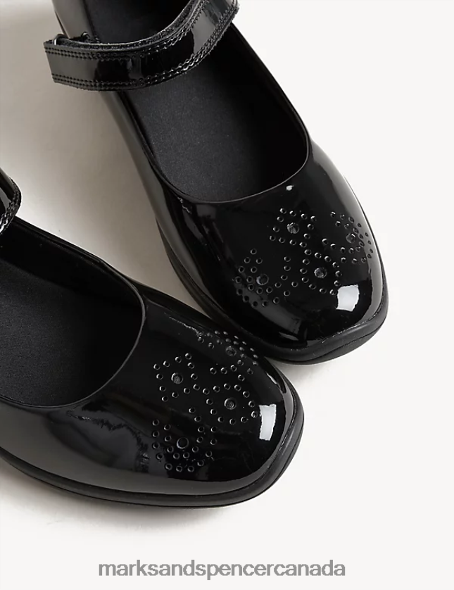 Footwear 20VTD9903 Black Kids Marks & Spencer Patent Leather School Shoes - Marks and Spencer online