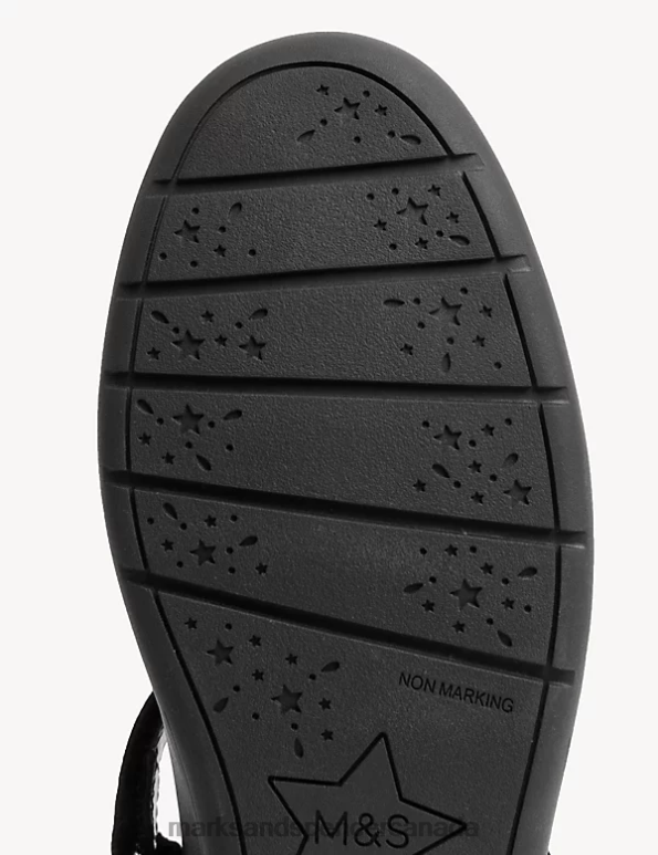 Marks and Spencer Canada - Kids Black Footwear Marks & Spencer Leather Harry Potter Wedge School Shoes 20VTD8985