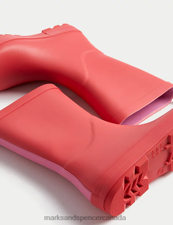 Marks and Spencer near me - Kids Coral Footwear Marks & Spencer Freshfeet Wellies 20VTD8924