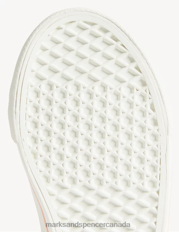 Kids Denim Footwear Marks & Spencer Freshfeet Unicorn High Tops 20VTD8983 - Marks and Spencer outlet