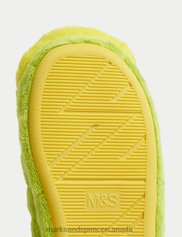 Marks and Spencer near me - Kids Green Mix Footwear Marks & Spencer Colin The Caterpillar Slippers 20VTD8009
