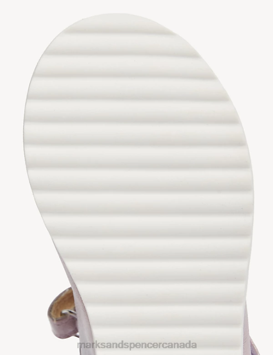 Marks and Spencer Canada - Marks & Spencer Kids Unicorn Riptape Mary Jane Shoes Footwear Lilac 20VTD9165