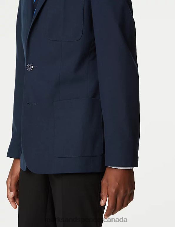 Kids Navy School Uniform Marks & Spencer Slim Fit School Blazer 20VTD8176 - Marks and Spencer online