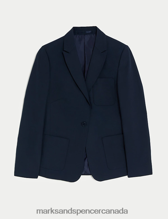 Marks and Spencer Canada - School Uniform 20VTD9416 Navy Kids Marks & Spencer Slim Fit School Blazer
