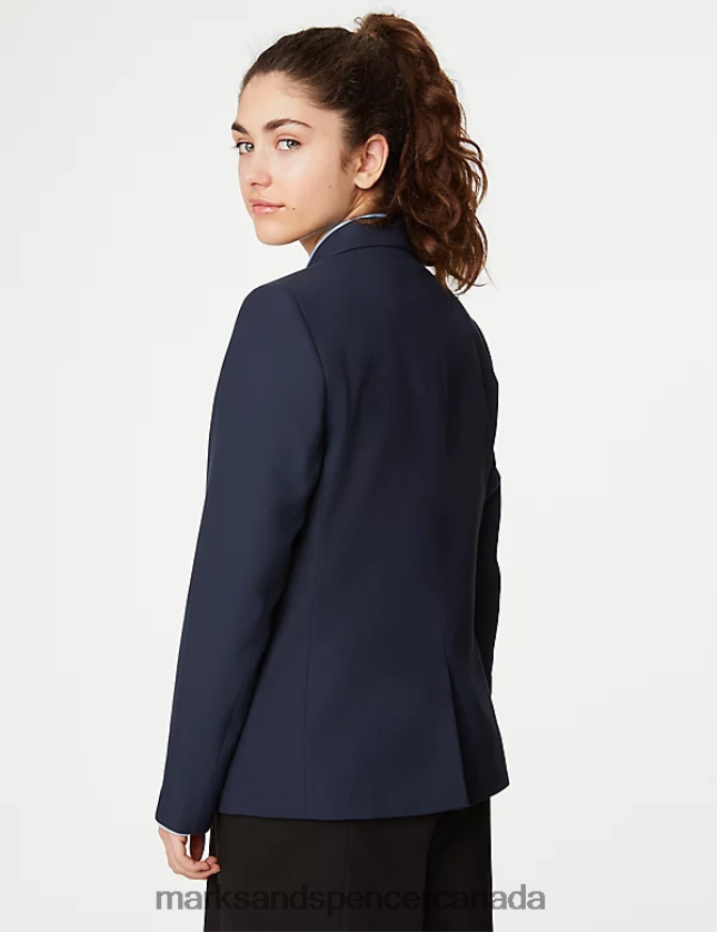 Marks and Spencer Canada - School Uniform 20VTD9416 Navy Kids Marks & Spencer Slim Fit School Blazer