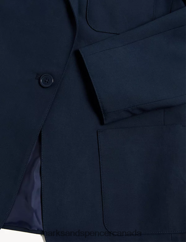 Marks and Spencer Canada - School Uniform 20VTD9416 Navy Kids Marks & Spencer Slim Fit School Blazer