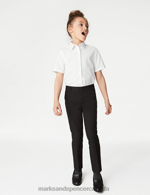 Marks and Spencer Canada - Kids White School Uniform Marks & Spencer 3pk Easy Iron School Shirts 20VTD8902