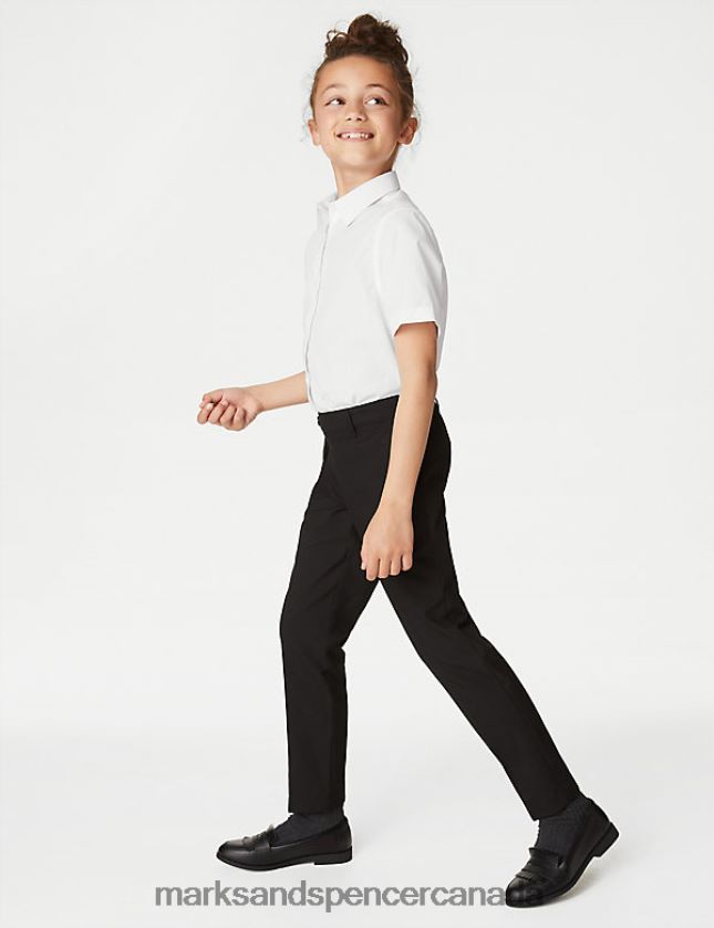 Marks and Spencer sale - School Uniform 20VTD9634 White Kids Marks & Spencer 3pk Plus Fit Easy Iron School Shirts