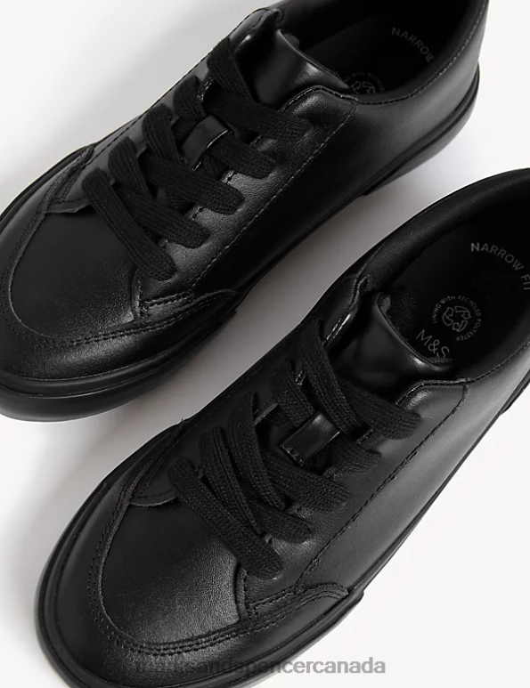 Kids Black School Uniform Marks & Spencer Leather Freshfeet School Shoes 20VTD7925 - Marks and Spencer online