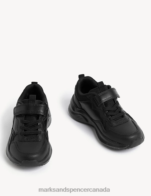 Marks and Spencer sale - Kids Black School Uniform Marks & Spencer Leather Freshfeet School Shoes 20VTD8613