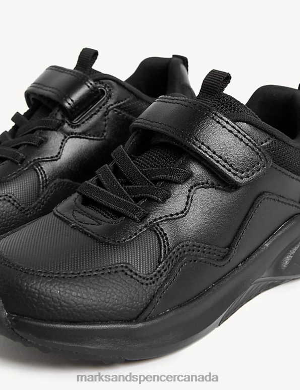 Marks and Spencer sale - Kids Black School Uniform Marks & Spencer Leather Freshfeet School Shoes 20VTD8613