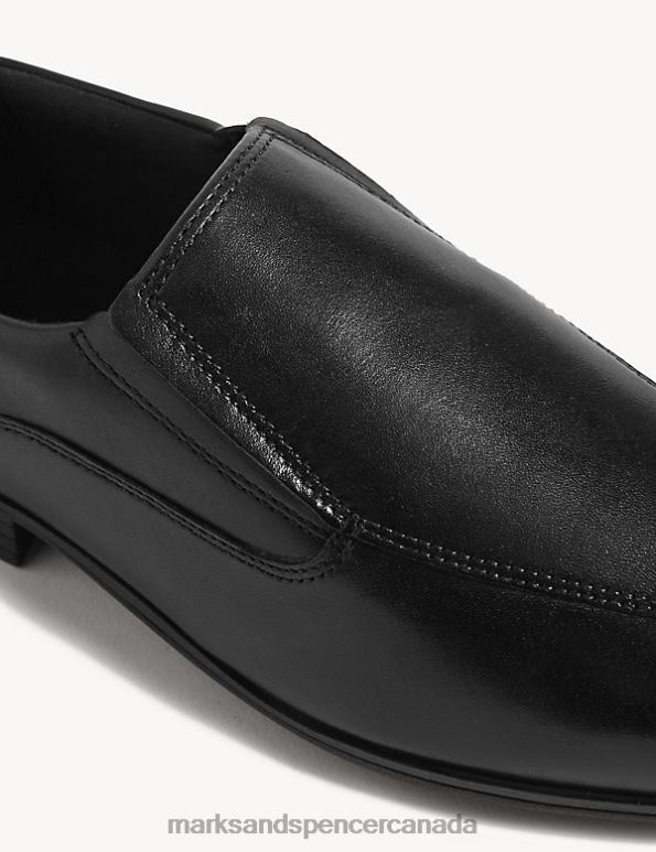 Kids Black School Uniform Marks & Spencer Leather Slip-on School Shoes 20VTD8637 - Marks and Spencer online