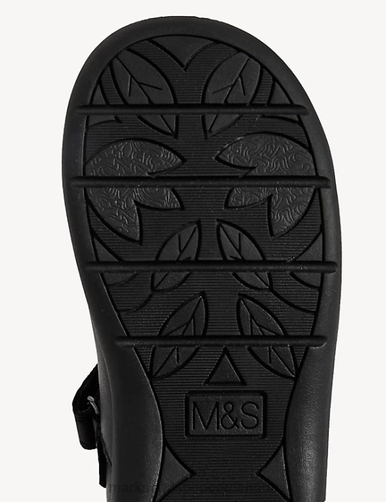 Marks & Spencer Kids Leather T-Bar School Shoes School Uniform Black 20VTD9049 - Marks and Spencer outlet