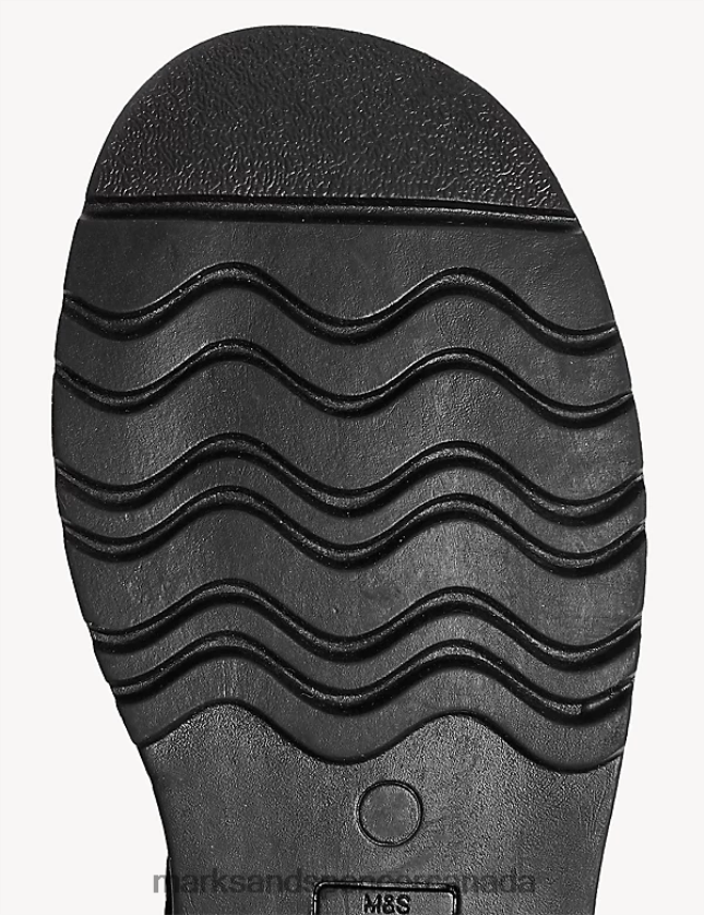 School Uniform 20VTD9410 Black Kids Marks & Spencer Leather T-Bar School Shoes - Marks and Spencer online