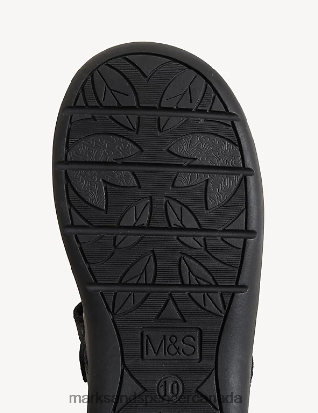 Marks and Spencer sale - School Uniform 20VTD9572 Black Kids Marks & Spencer Leather Freshfeet School Shoes