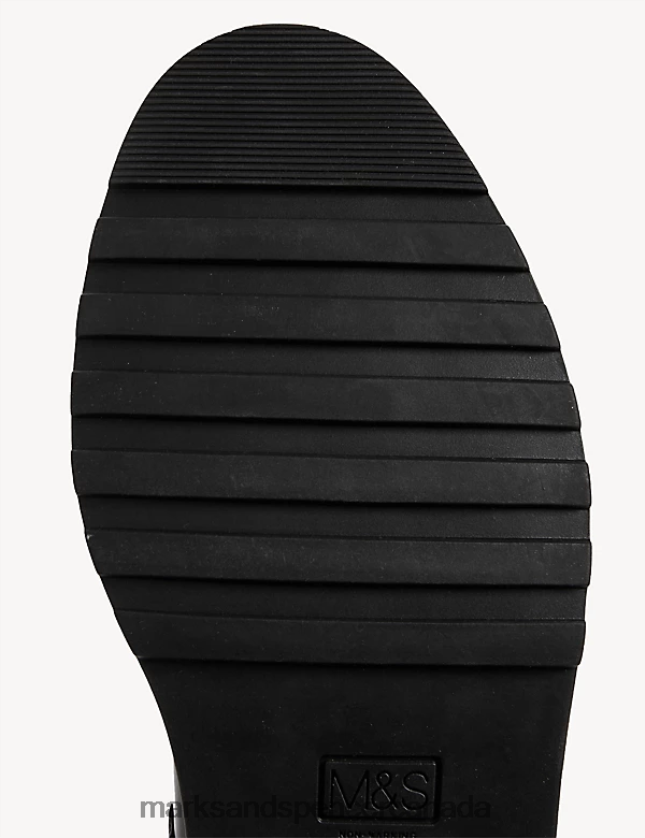 School Uniform 20VTD9590 Black Kids Marks & Spencer Leather T-Bar School Shoes - Marks and Spencer online