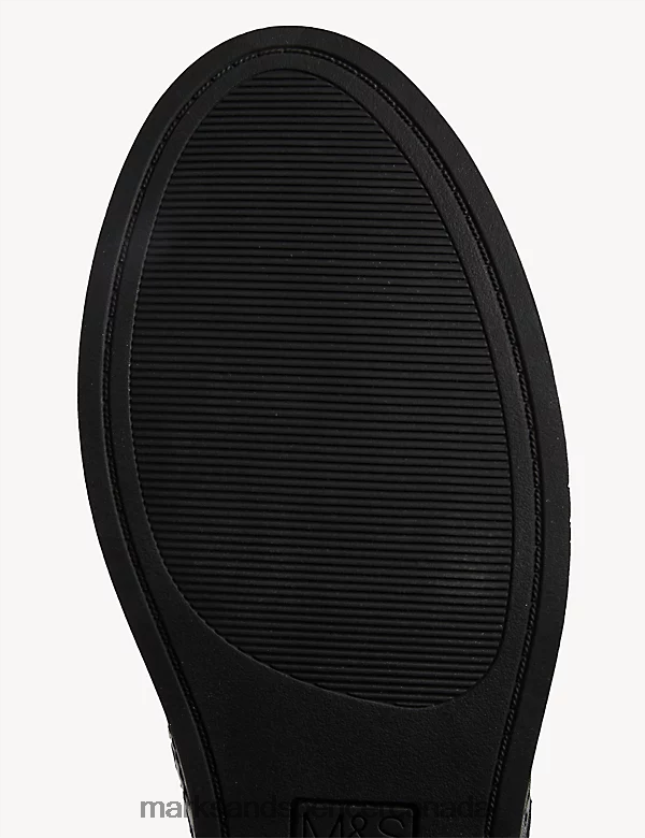 School Uniform 20VTD9639 Black Kids Marks & Spencer Leather Lace-up Brogues School Shoes - Marks and Spencer Canada locations