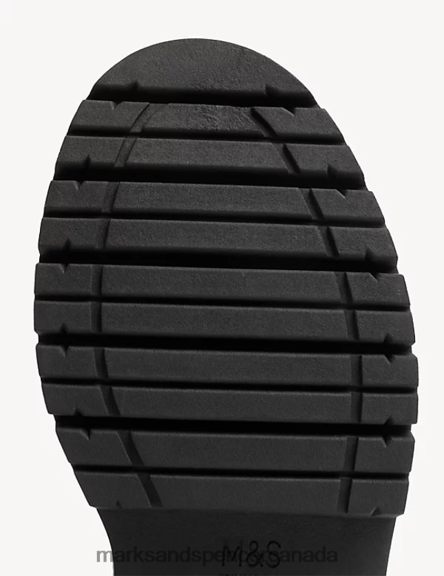 School Uniform 20VTD9810 Black Kids Marks & Spencer Leather Chunky School Loafer - Marks and Spencer Canada locations
