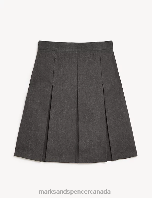Marks and Spencer Canada - Kids Grey School Uniform Marks & Spencer Longer Length School Skirt 20VTD8990
