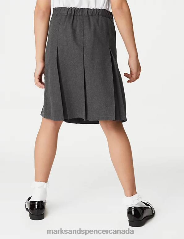 Marks and Spencer Canada - Kids Grey School Uniform Marks & Spencer Longer Length School Skirt 20VTD8990