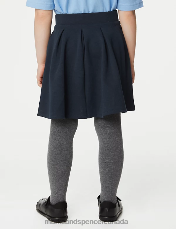 Marks and Spencer near me - Kids Navy School Uniform Marks & Spencer Jersey Pleated School Skirt 20VTD8810