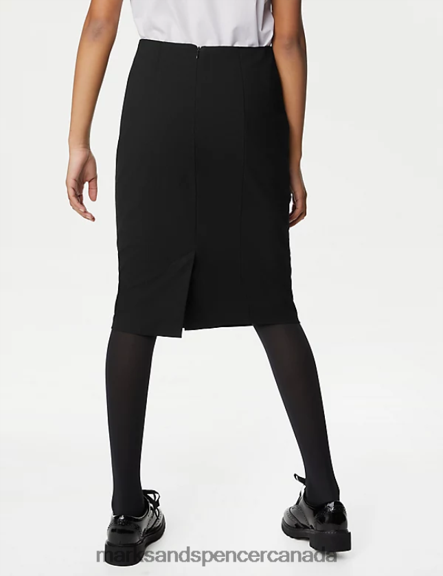 School Uniform 20VTD9666 Black Kids Marks & Spencer Long Pencil School Skirt - Marks and Spencer outlet