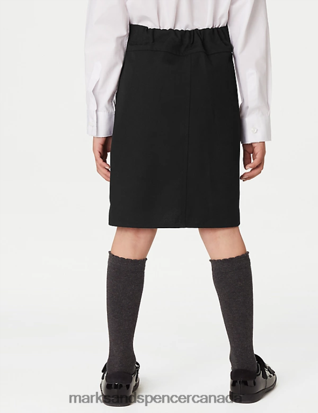 Marks and Spencer Canada - School Uniform 20VTD9678 Black Kids Marks & Spencer Permanent Pleats School Skirt