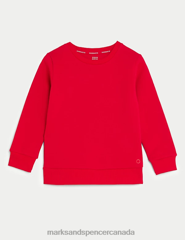 Marks and Spencer sale - Kids Red School Uniform Marks & Spencer Regular Fit School Sweatshirt 20VTD8237